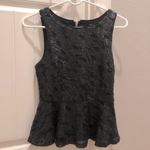 Forever 21 Sequin Peplum Tank